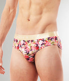 Parke & Ronen Printed Low-Rise Brief Parke & Ronen Printed Low-Rise Brief Camelia-pink