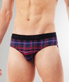 Parke & Ronen Printed Low-Rise Brief Parke & Ronen Printed Low-Rise Brief Fuchsia-cape-cod-plaid