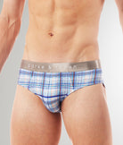 Parke & Ronen Printed Low-Rise Brief Parke & Ronen Printed Low-Rise Brief Hydrangea-cape-cod-plaid