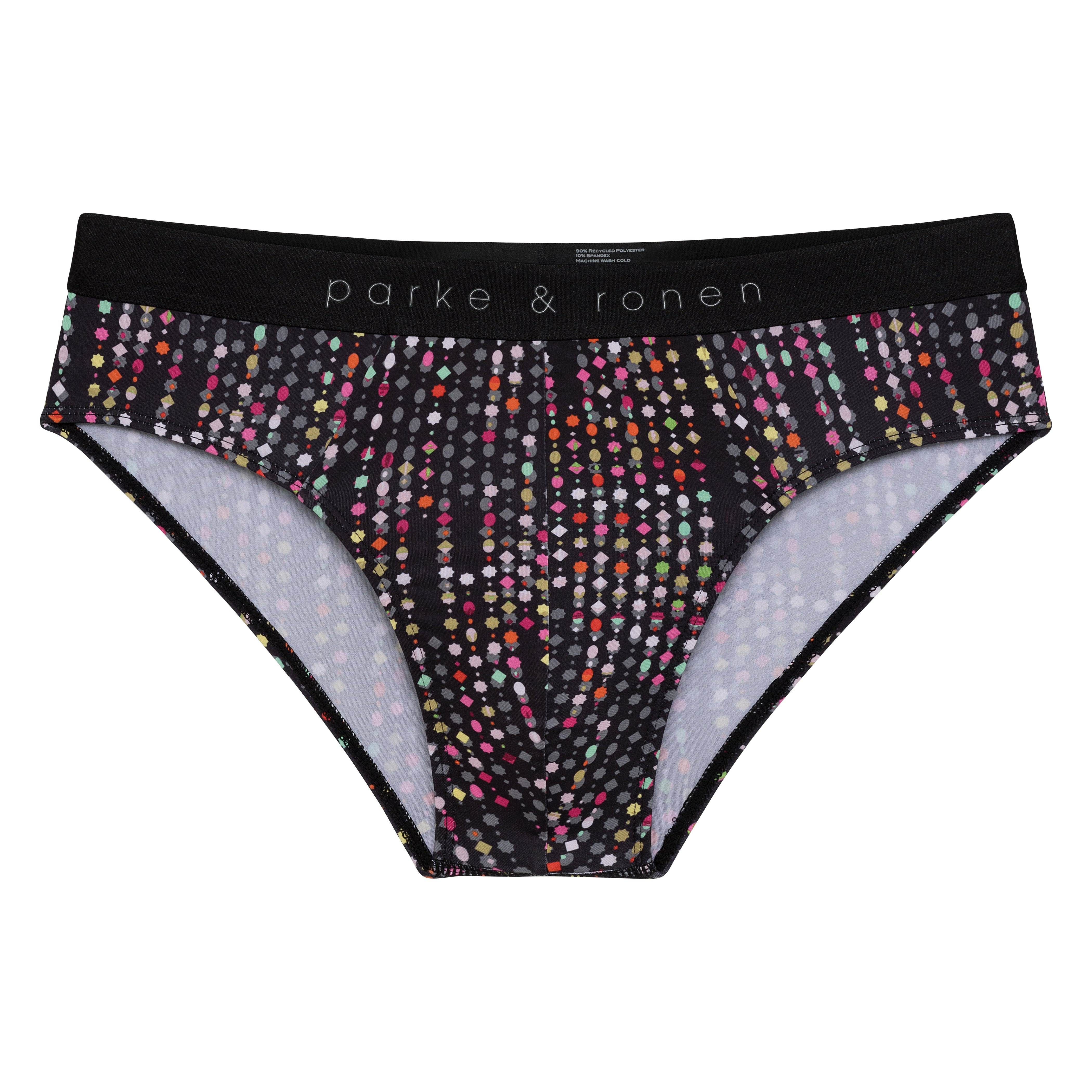 Parke & Ronen Printed Low-Rise Brief Parke & Ronen Printed Low-Rise Brief Jet-black-gala