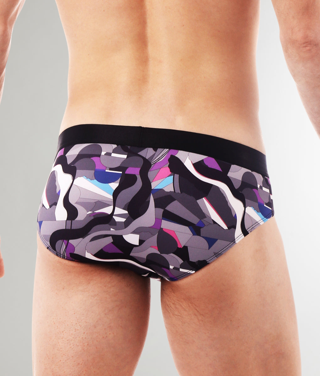 Parke & Ronen Printed Low-Rise Brief Parke & Ronen Printed Low-Rise Brief Jublee-purple