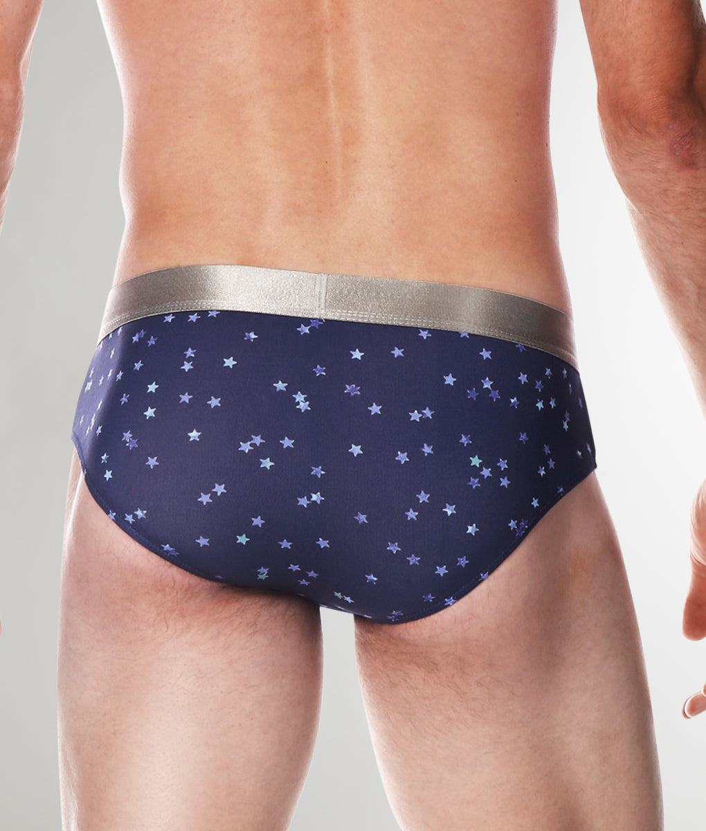 Parke & Ronen Printed Low-Rise Brief Parke & Ronen Printed Low-Rise Brief Navy-galileo