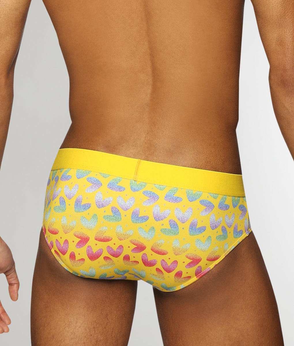 Parke & Ronen Pride Low-Rise Brief Parke & Ronen Pride Low-Rise Brief Heartbreaker-gold