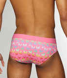 Parke & Ronen Pride Low-Rise Brief Parke & Ronen Pride Low-Rise Brief Heartbreaker-pink