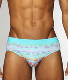 Parke & Ronen Pride Low-Rise Brief Parke & Ronen Pride Low-Rise Brief Heartbreaker-turquoise