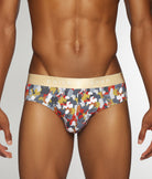 Parke & Ronen Printed Low-Rise Brief Woodland-autumn