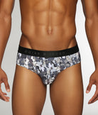 Parke & Ronen Printed Low-Rise Brief Woodland-black