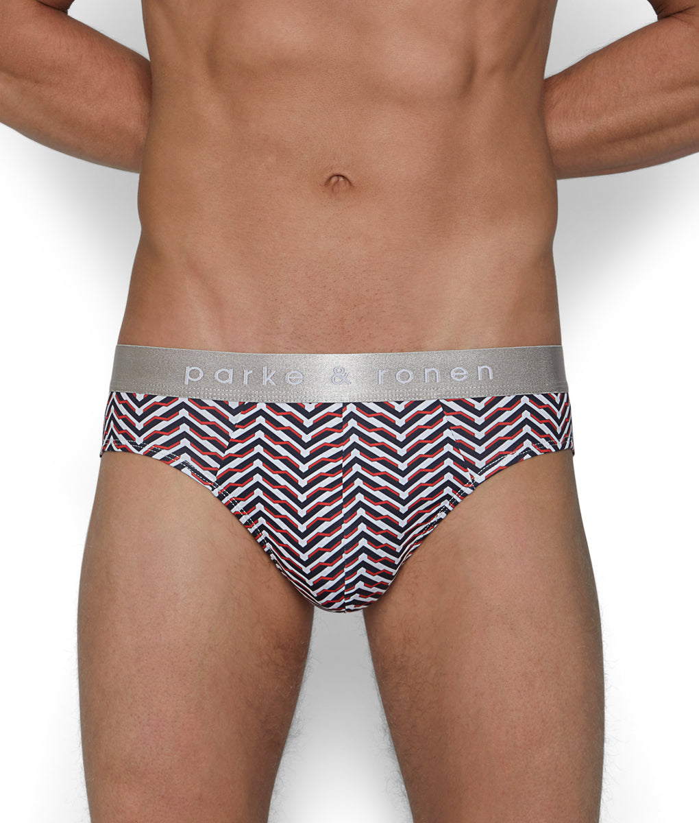 Parke & Ronen Printed Low-Rise Brief Parke & Ronen Printed Low-Rise Brief Panorama-red