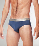 Parke & Ronen Solid Brief Bluestone