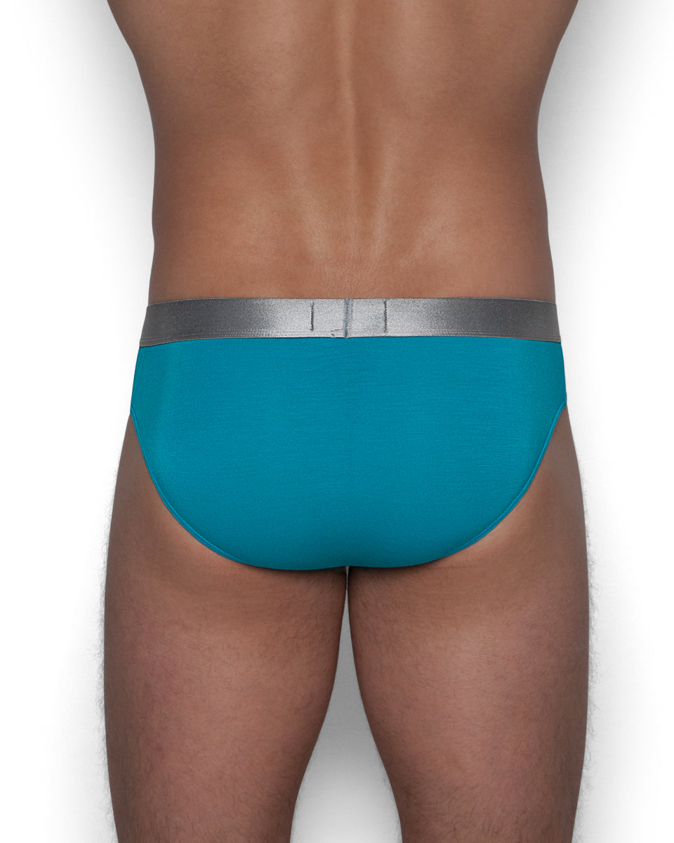 Parke & Ronen Solid Brief Parke & Ronen Solid Brief Turquoise-solid