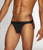 Parke & Ronen Mistral Mesh Low-Rise Jockstrap Black