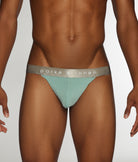 Parke & Ronen Mistral Mesh Low-Rise Jockstrap Matcha