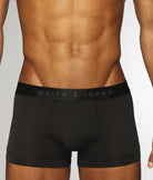 Parke & Ronen Basket Stitch Low-Rise Trunk Parke & Ronen Basket Stitch Low-Rise Trunk Black