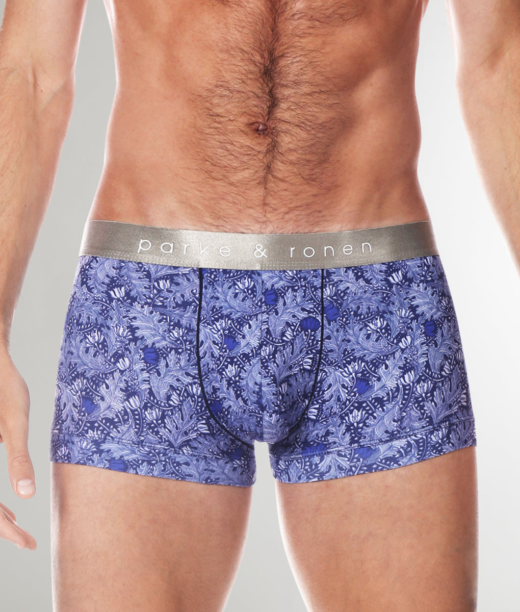 Parke & Ronen Printed Low-Rise Trunk Parke & Ronen Printed Low-Rise Trunk Cobalt-cassini