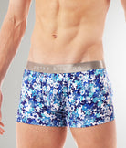 Parke & Ronen Printed Low-Rise Trunk Parke & Ronen Printed Low-Rise Trunk Camiela-blue