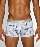 Parke & Ronen Printed Low-Rise Trunk Cezanne-dusk