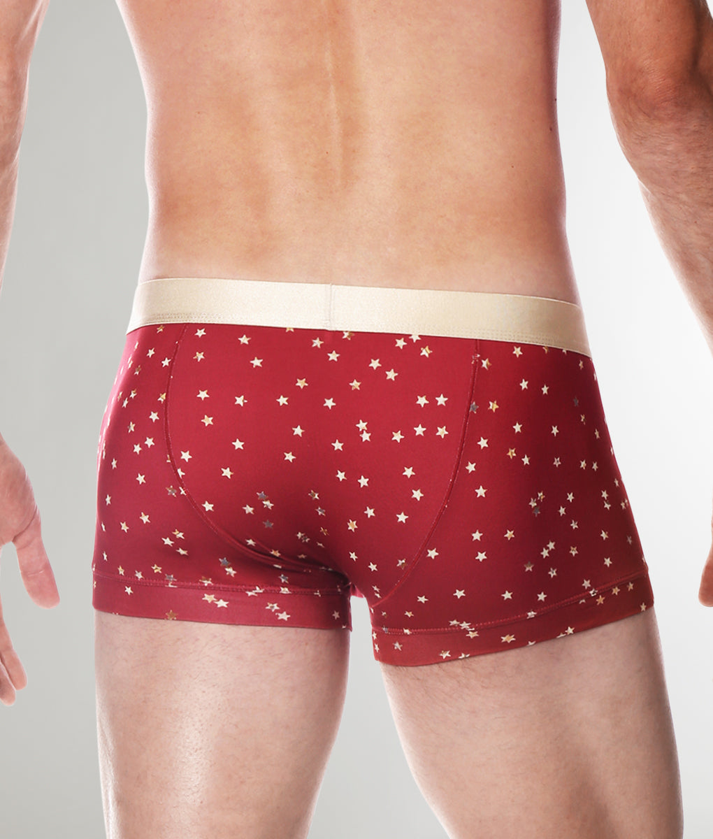 Parke & Ronen Printed Low-Rise Trunk Parke & Ronen Printed Low-Rise Trunk Red-galileo