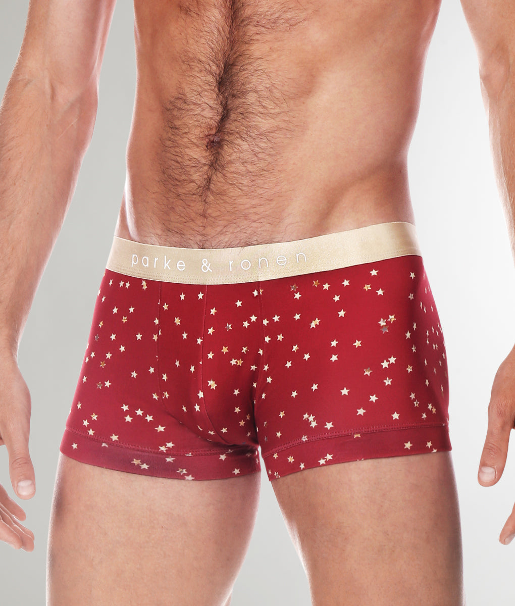 Parke & Ronen Printed Low-Rise Trunk Parke & Ronen Printed Low-Rise Trunk Red-galileo