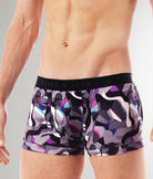 Parke & Ronen Printed Low-Rise Trunk Parke & Ronen Printed Low-Rise Trunk Jublee-purple