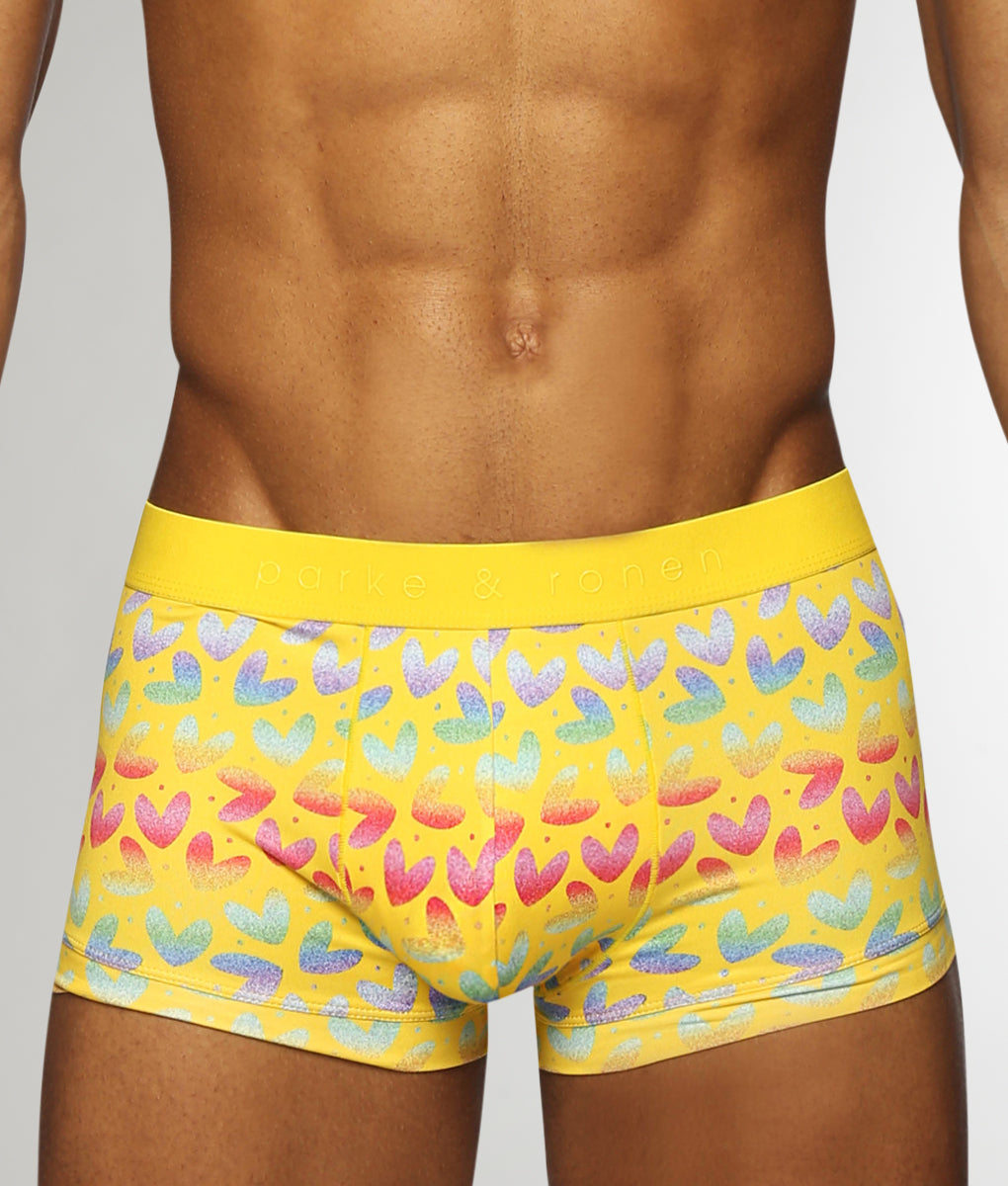 Parke & Ronen Pride Low-Rise Trunk Parke & Ronen Pride Low-Rise Trunk Heartbreaker-gold