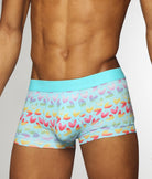 Parke & Ronen Pride Low-Rise Trunk Parke & Ronen Pride Low-Rise Trunk Heartbreaker-turquoise