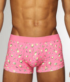 Parke & Ronen Printed Low-Rise Trunk Parke & Ronen Printed Low-Rise Trunk Meyer-lemon-pink