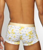 Parke & Ronen Printed Low-Rise Trunk Parke & Ronen Printed Low-Rise Trunk Posies-yellow