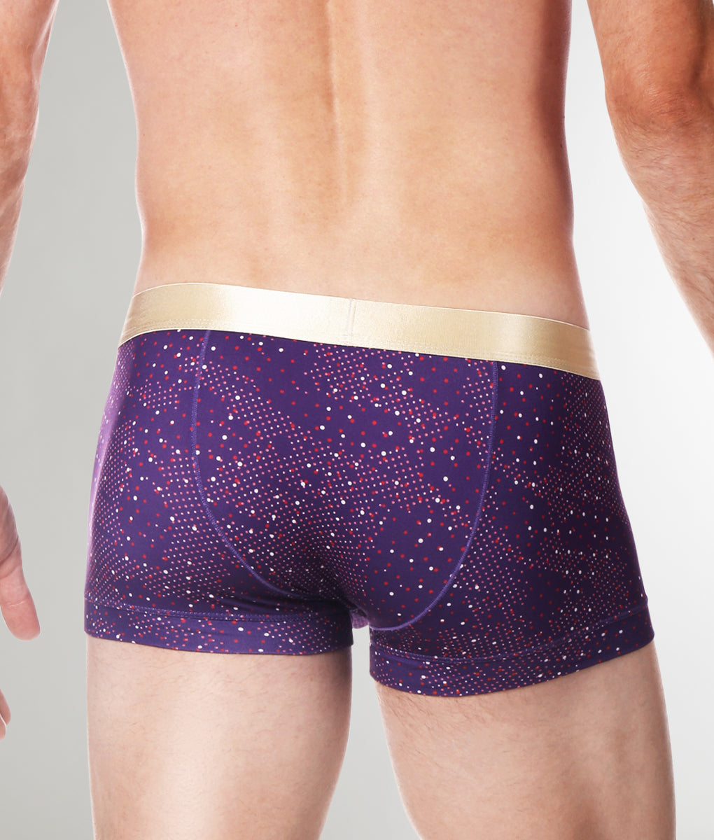 Parke & Ronen Printed Low-Rise Trunk Parke & Ronen Printed Low-Rise Trunk Violet-andromeda