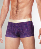 Parke & Ronen Printed Low-Rise Trunk Parke & Ronen Printed Low-Rise Trunk Violet-andromeda