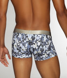 Parke & Ronen Printed Low-Rise Trunk Woodland-grey