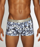 Parke & Ronen Printed Low-Rise Trunk Woodland-grey