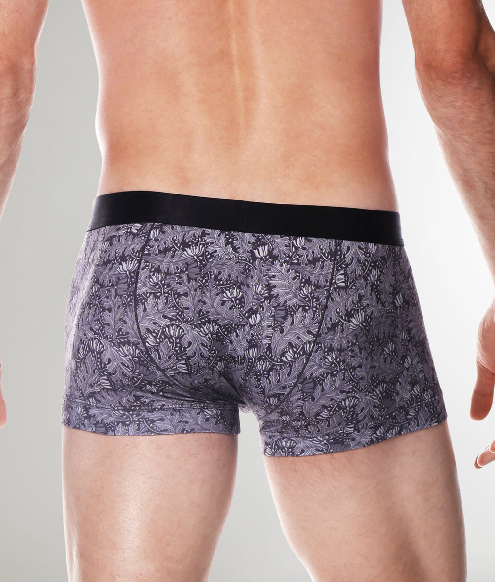 Parke & Ronen Printed Low-Rise Trunk Parke & Ronen Printed Low-Rise Trunk Zinc-cassini