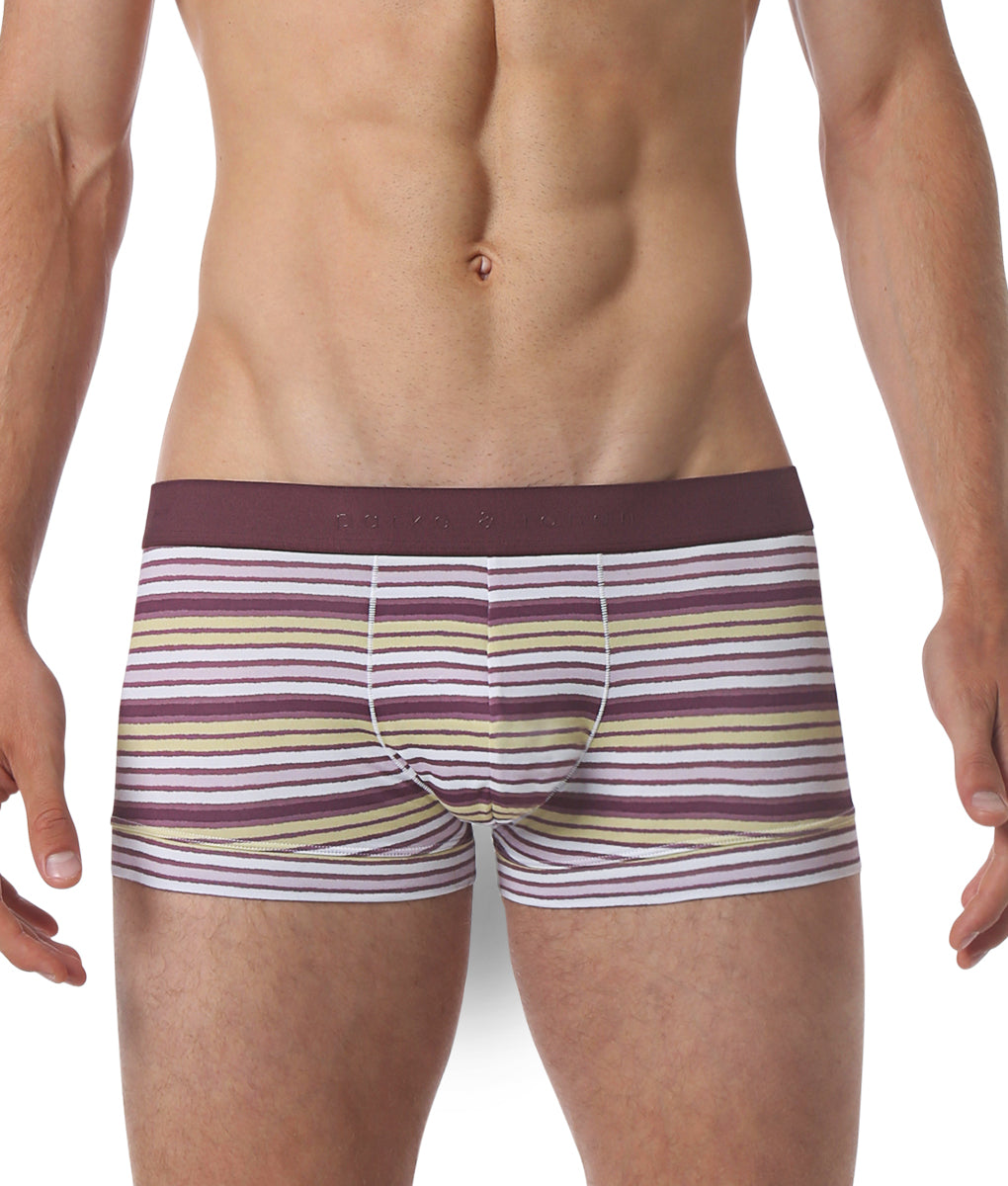 Parke & Ronen Printed Low-Rise Trunk Parke & Ronen Printed Low-Rise Trunk Polygraph-stripe-pink