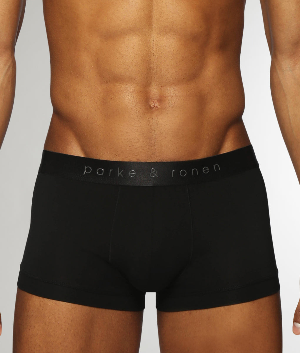 Parke & Ronen Solid Low-Rise Trunk Parke & Ronen Solid Low-Rise Trunk Black