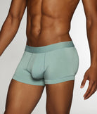 Parke & Ronen Solid Low-Rise Trunk Matcha