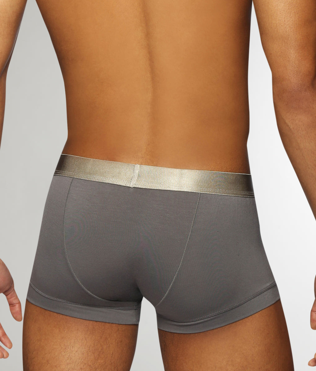 Parke & Ronen Solid Low-Rise Trunk Parke & Ronen Solid Low-Rise Trunk Grey