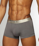 Parke & Ronen Solid Low-Rise Trunk Parke & Ronen Solid Low-Rise Trunk Grey