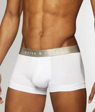 Parke & Ronen Solid Low-Rise Trunk Parke & Ronen Solid Low-Rise Trunk White