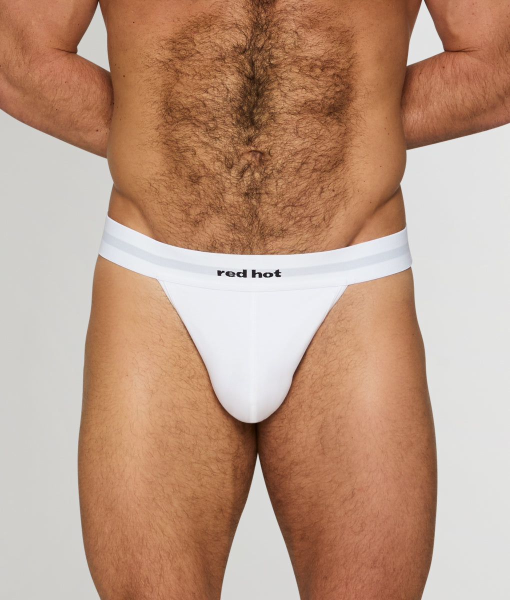 Red Hot Core Jockstrap White