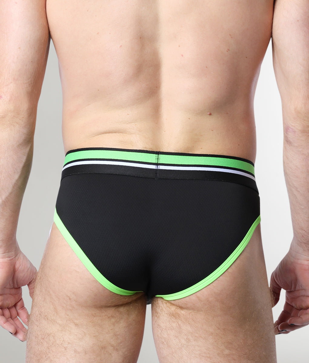 Timoteo Pup Tron Brief Green