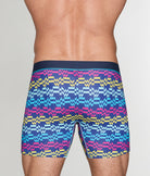 Unsimply Stitched Retro Stripe Boxer Brief Unsimply Stitched Retro Stripe Boxer Brief Blue