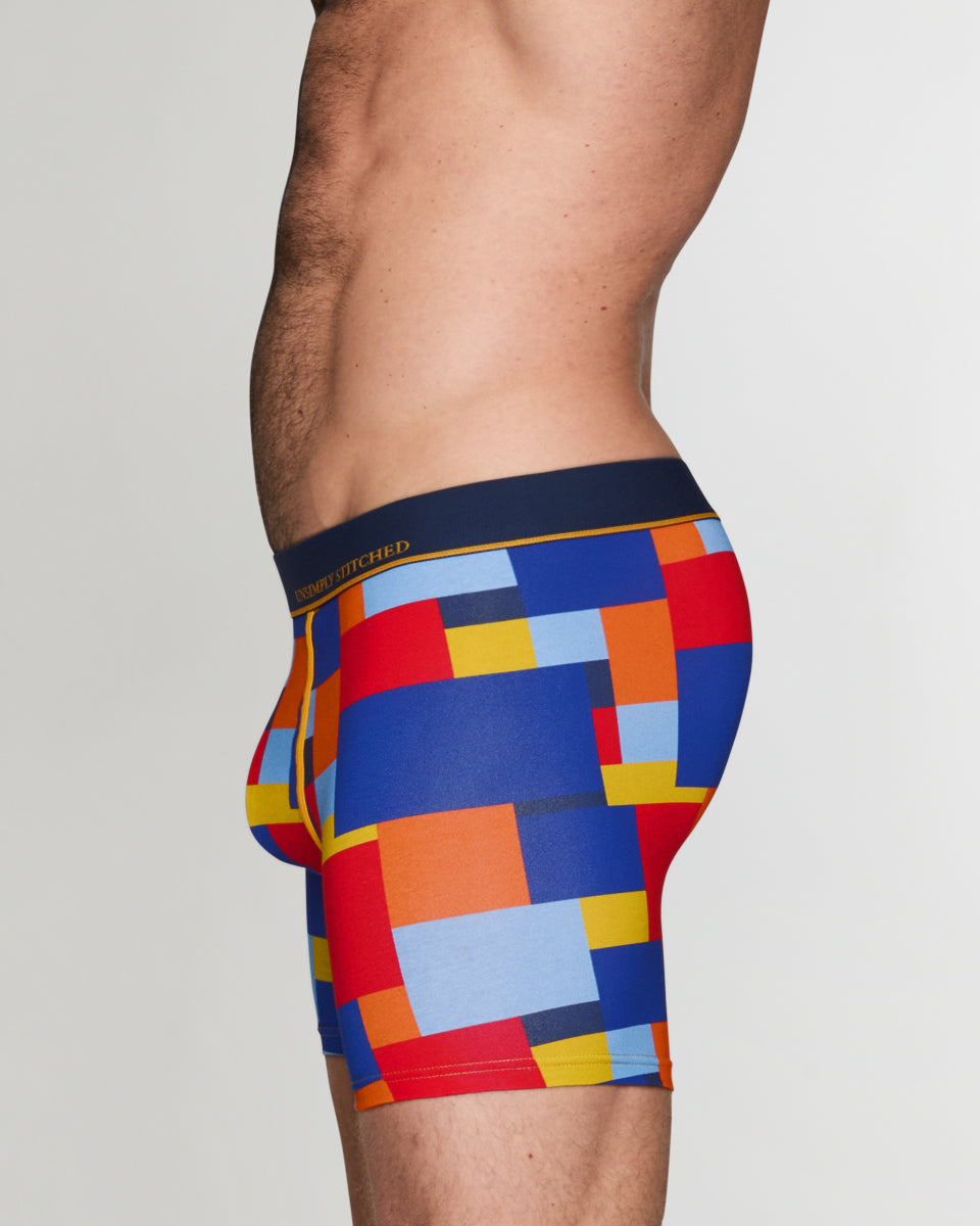Unsimply Stitched Big Block Boxer Brief Unsimply Stitched Big Block Boxer Brief Multi