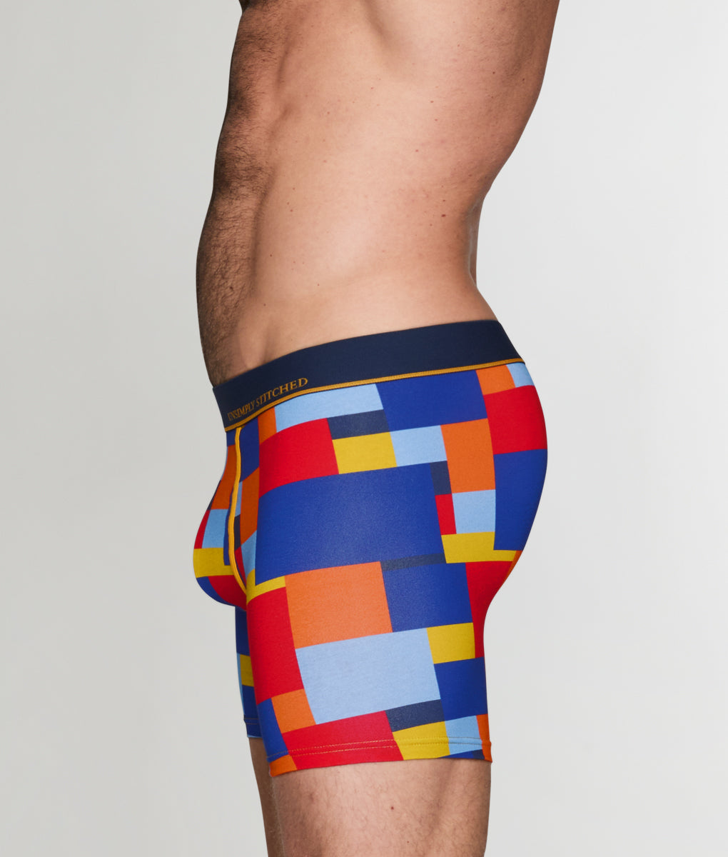 Unsimply Stitched Big Block Boxer Brief Unsimply Stitched Big Block Boxer Brief Multi