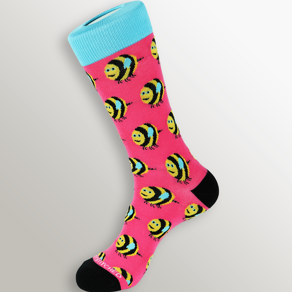 Unsimply Stitched Save the Bees Sock Unsimply Stitched Save the Bees Sock Save-the-bees