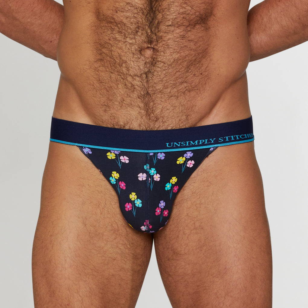 Unsimply Stitched Floral Jock Unsimply Stitched Floral Jock Navy