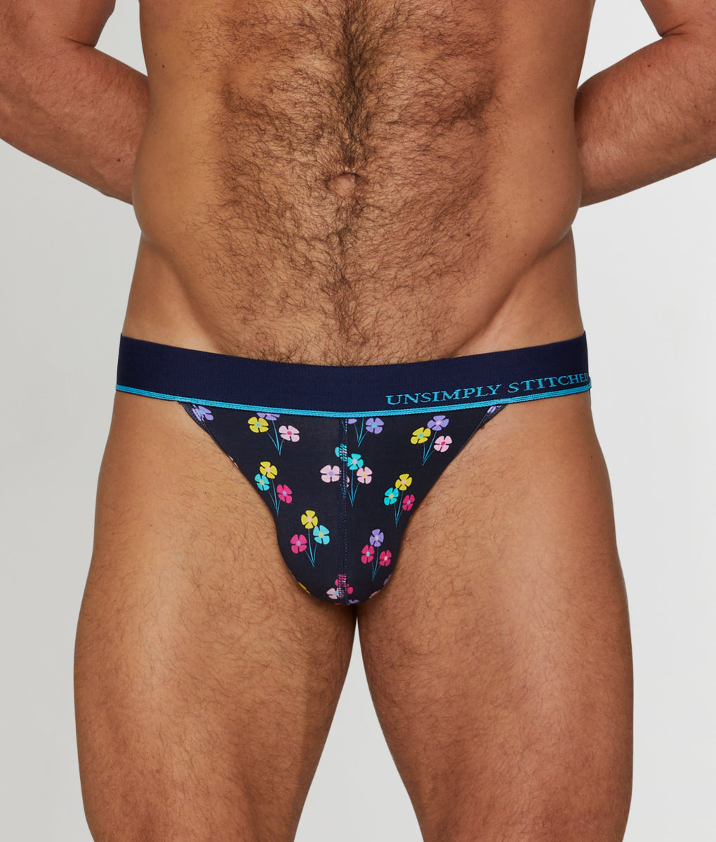 Unsimply Stitched Floral Jock Unsimply Stitched Floral Jock Navy