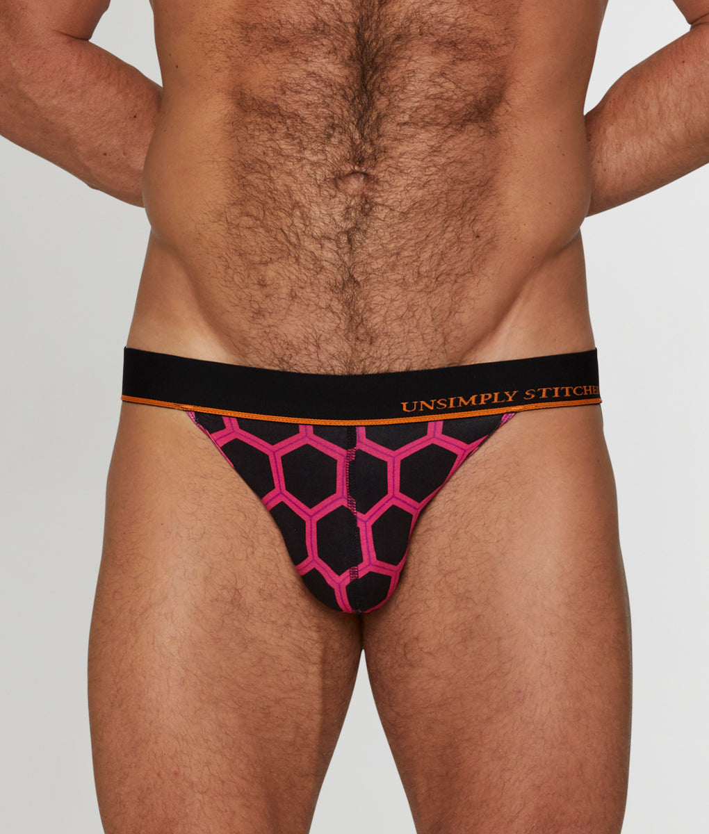 Unsimply Stitched Hive Jock Unsimply Stitched Hive Jock Black-pink