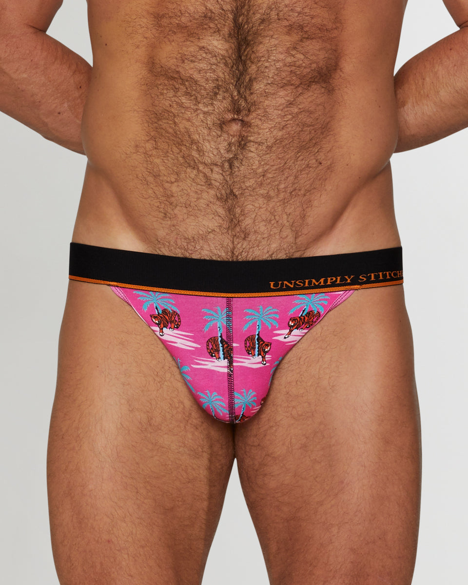 Unsimply Stitched Island Tiger Jock Unsimply Stitched Island Tiger Jock Pink-multi