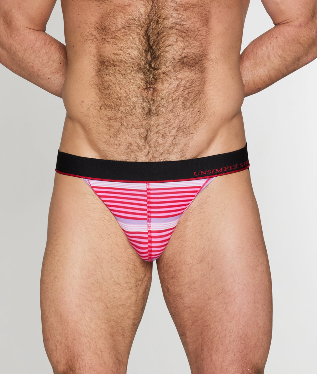 Unsimply Stitched Stripe Jockstrap Unsimply Stitched Stripe Jockstrap Red