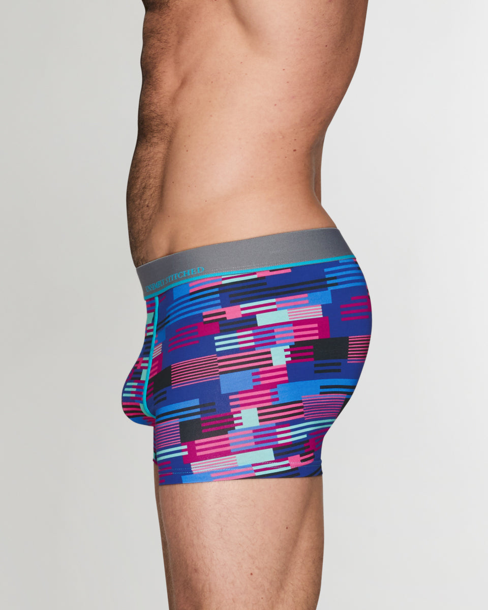 Unsimply Stitched Hatch Stripe Trunk Unsimply Stitched Hatch Stripe Trunk Blue